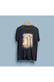 Oversize Leonardo Da Vinci Çiöek ve Diyagram Çizimi Unisex T-shirt thumbnail 7