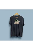 Oversize Baby Yoda Baskılı Unisex T-shirt thumbnail 7