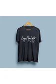 Oversize Enjoy Yourself Yazı Tasarım Unisex T-shirt thumbnail 2