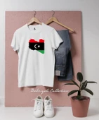 Oversize Flag of Libya Tripoli Tasarımlı Unisex T-Shirt thumbnail 1