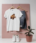 Oversize buz devri Tasarımlı Unisex T-Shirt thumbnail 5