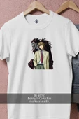 Oversize Light Yagami Ryuk Death Note Anime,  Tasarımlı Unisex T-Shirt thumbnail 2