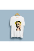 Oversize Marilyn Monroe Tablo Tasarım Unisex T-shirt thumbnail 1