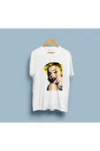 Oversize Marilyn Monroe Tablo Tasarım Unisex T-shirt thumbnail 3
