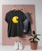 Oversize yellow Pacman Tasarımlı Unisex T-Shirt thumbnail 11