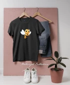 Oversize Cute cartoon bee _ tatlı arı Tasarımlı Unisex T-Shirt thumbnail 4