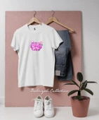 Oversize Candy Crush Saga şeker logo Tasarımlı Unisex T-Shirt thumbnail 5