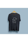 Oversize Düşünen Çocuk Tasarım Unisex T-shirt thumbnail 6