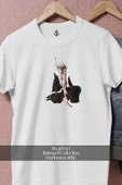 Oversize Rukia Kuchiki Bleach Anime  Tasarımlı Unisex T-Shirt thumbnail 8