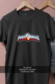 Oversize Pwer Rngers Logo İllustration  Tasarımlı Unisex T-Shirt thumbnail 11