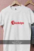Oversize Ayyıldız Ve Türkiye Yazısı  Tasarımlı Unisex T-Shirt thumbnail 2