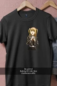 Oversize Misa Amane Light Yagami Rem Death Note  Tasarımlı Unisex T-Shirt thumbnail 5