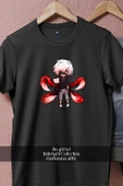 Oversize Tokyo Ghoul Anime Ken Kaneki  Tasarımlı Unisex T-Shirt thumbnail 11