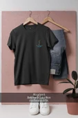 Oversize Deniz Çapası  Anchor  Cep Tasarımlı Unisex T-Shirt - 4