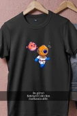 Oversize Balon Balığı Ve Mini Dalgıç  Tasarımlı Unisex T-Shirt thumbnail 11