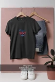 Oversize Proud Navy  Tasarımlı Unisex T-Shirt - 4
