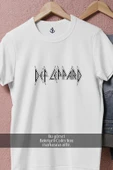 Oversize Def Leppard Logo(2)  Tasarımlı Unisex T-Shirt thumbnail 8