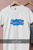 Oversize Peppa Pig  Tasarımlı Unisex T-Shirt thumbnail 8