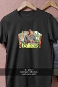 Oversize Ballers, Season 2 Dwayne Johnson  Tasarımlı Unisex T-Shirt thumbnail 5