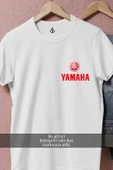 Oversize Yamaha Logo  Cep Tasarımlı Unisex T-Shirt - 8