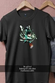Oversize My Hero Academia Anime Manga Bones  Tasarımlı Unisex T-Shirt thumbnail 5