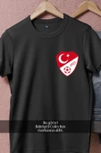 Oversize Tff Türkiye Futbol Federasyonu Logo Cep Tasarımlı Unisex T-Shirt thumbnail 5