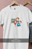 Oversize Öğretmenler Günü  Tasarımlı Unisex T-Shirt thumbnail 8