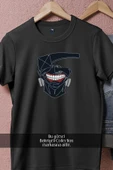 Oversize Tokyo Ghoul Kaneki Ken Mask  Tasarımlı Unisex T-Shirt thumbnail 5