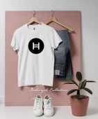 Oversize HBAR Hedera Hashgraph Coin Tasarımlı Unisex T-Shirt thumbnail 3