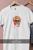Oversize Guns N' Roses Logo  Tasarımlı Unisex T-Shirt thumbnail 8