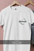 Oversize Nissan Logo Cep Tasarımlı Unisex T-Shirt thumbnail 2