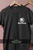 Oversize Skoda Logo Cep Tasarımlı Unisex T-Shirt thumbnail 11
