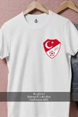 Oversize Tff Türkiye Futbol Federasyonu Logo Cep Tasarımlı Unisex T-Shirt thumbnail 8