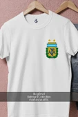 Oversize Arjantin Milli Futbol Takımı Logosu Cep Tasarımlı Unisex T-Shirt thumbnail 2