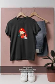 Oversize Çocuk İtfaiye  Tasarımlı Unisex T-Shirt thumbnail 4