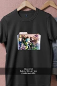 Oversize Gate Jietai Kanocho Nite, Kaku Tatakaeri Gate Anime  Tasarımlı Unisex T-Shirt thumbnail 11