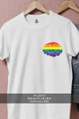 Oversize Lgbt Brain Cep Tasarımlı Unisex T-Shirt thumbnail 8