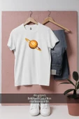 Oversize Saturn  Tasarımlı Unisex T-Shirt thumbnail 3