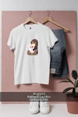 Oversize Cat Anime Drawing Kavaii Manga  Tasarımlı Unisex T-Shirt thumbnail 1