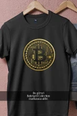 Oversize Bitcoin  Tasarımlı Unisex T-Shirt thumbnail 11