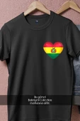 Oversize Flag Of Bolivia Cep Tasarımlı Unisex T-Shirt thumbnail 5