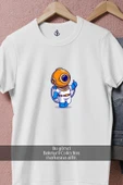 Oversize Mini Dalgıç Diver  Tasarımlı Unisex T-Shirt thumbnail 8