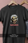 Oversize İron Maiden Kuru Kafa  Tasarımlı Unisex T-Shirt thumbnail 11