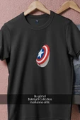 Oversize Kaptan Amerika - Captain America Kalkan  Tasarımlı Unisex T-Shirt thumbnail 5