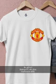 Oversize Manu Futbol Takımı Logosu Cep Tasarımlı Unisex T-Shirt thumbnail 2