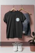 Oversize Diş Teli Cep Tasarımlı Unisex T-Shirt - 7