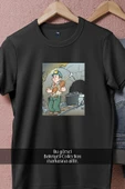 Oversize Kömür Madencisi  Tasarımlı Unisex T-Shirt thumbnail 11