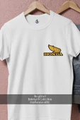 Oversize Sarı Kanatlı Honda Cep Tasarımlı Unisex T-Shirt thumbnail 8
