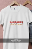 Oversize Red İron Maiden Legacy Of The Beast  Tasarımlı Unisex T-Shirt thumbnail 2