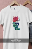 Oversize Colourful Abstract Mermaid With Magic Balls  Tasarımlı Unisex T-Shirt thumbnail 8